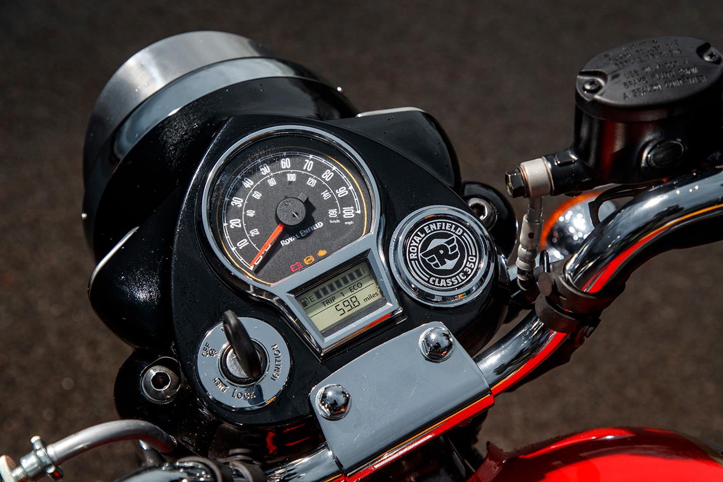 Royal enfield classic 350 on sale fuel meter price