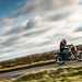 Riding in the sunshine on the Royal Enfield Classic 350