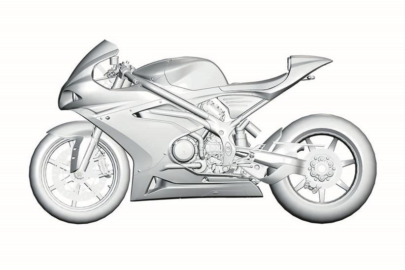 Norton shared its CAD images for the 1200 with MCN.