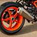 Rear wheel of the 2022 KTM 1290 Super Duke R Evo