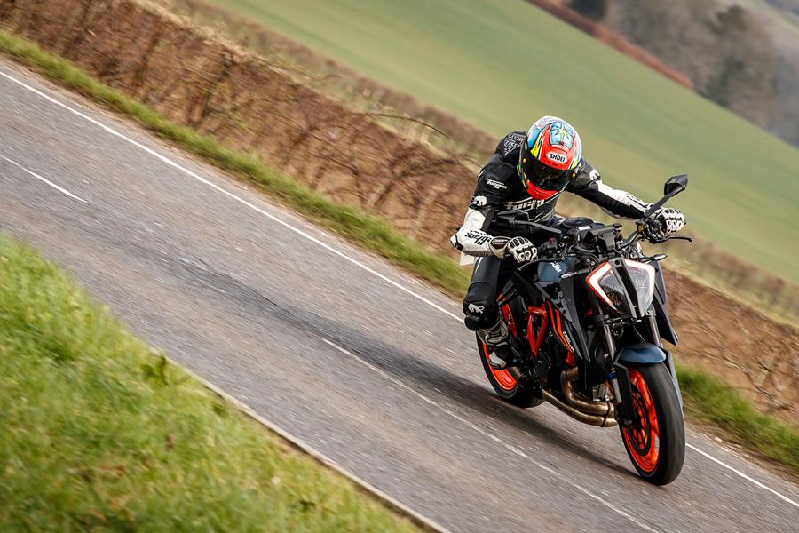 The Super Duke R Evo is expensive, but comes with lots of tech