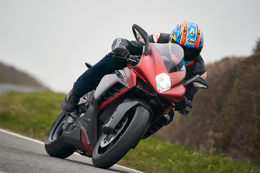 Accelerating on the MV Agusta F3 RR