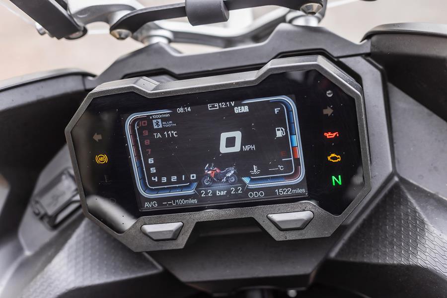 Voge 650DSX TFT dash