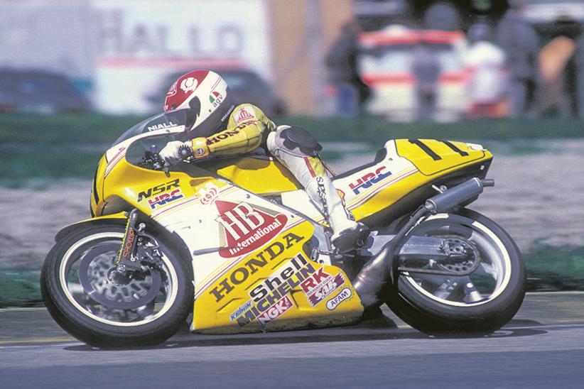 HB cigarettes lit up Niall Mackenzie’s grand prix career during the late 80s.