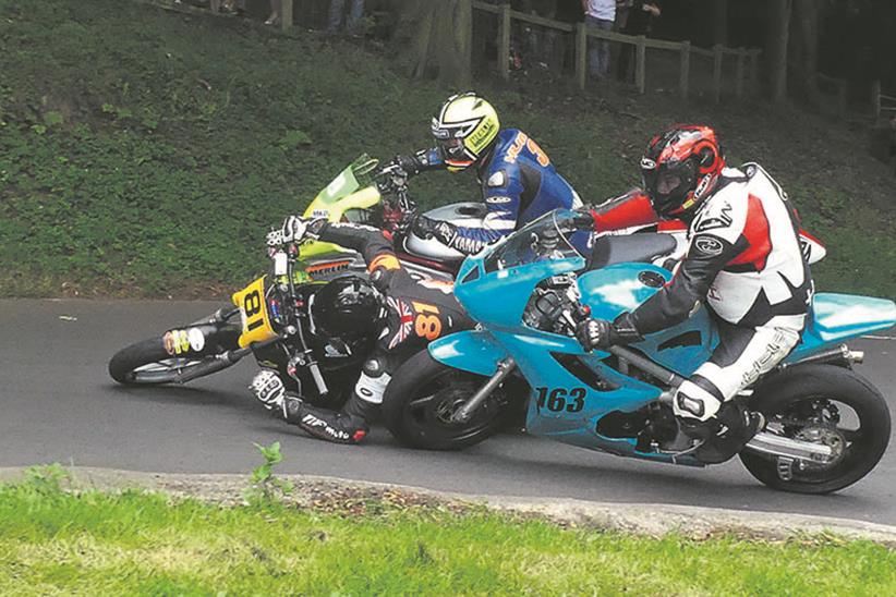 Drama at Oliver’s Mount pictured by Mark Huckerby.