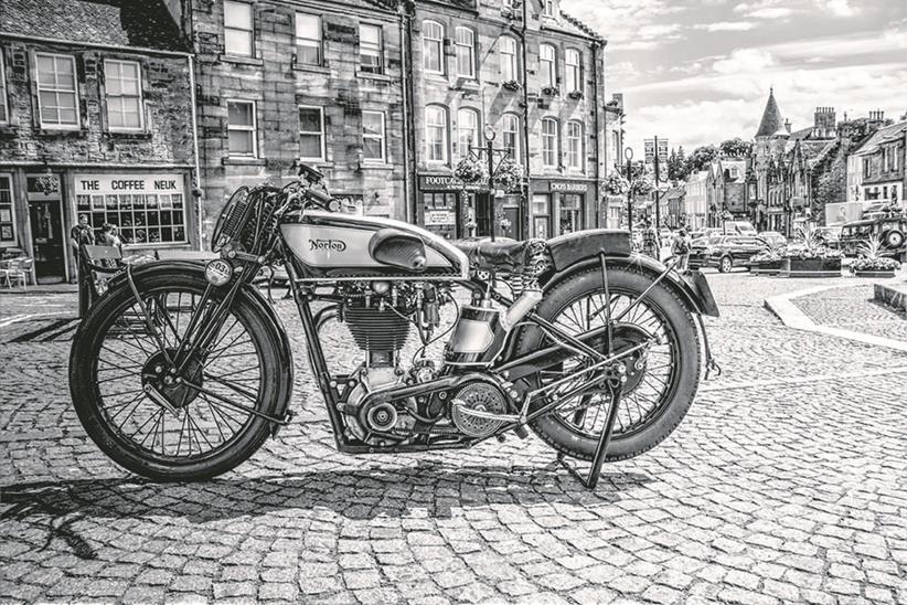 Alex Rainnie spotted a vintage Norton.