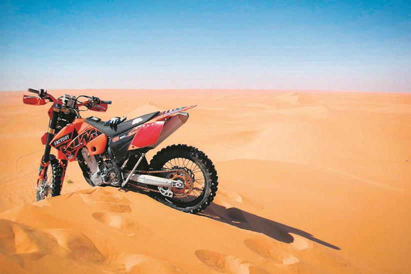 Ian Hay takes on the Saudi dunes.