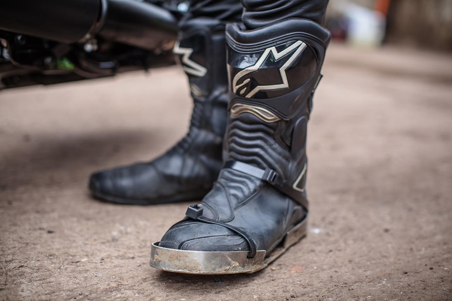 flat track racing boots