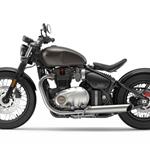 Triumph Bonneville Bobber Madrid launch incoming