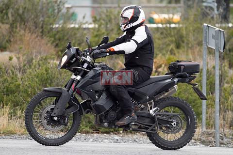 KTM's secret 790 Adventure spied