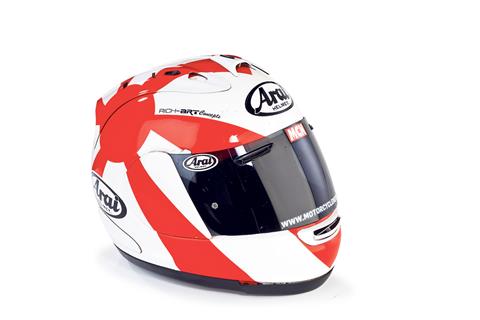 Arai RX-7 GP: "It kept me safe when I highsided"