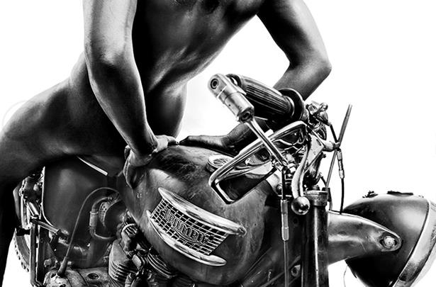 Artist re-imagines women within motorcycle culture