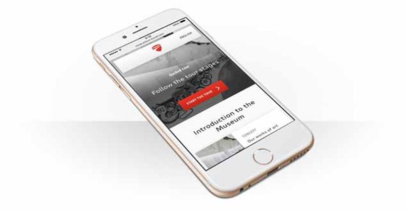 Try out Ducati's new multimedia guide on your next visit to their museum