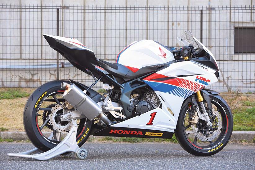 The HRC CBR250RR looks sharp and purposeful. We want one.