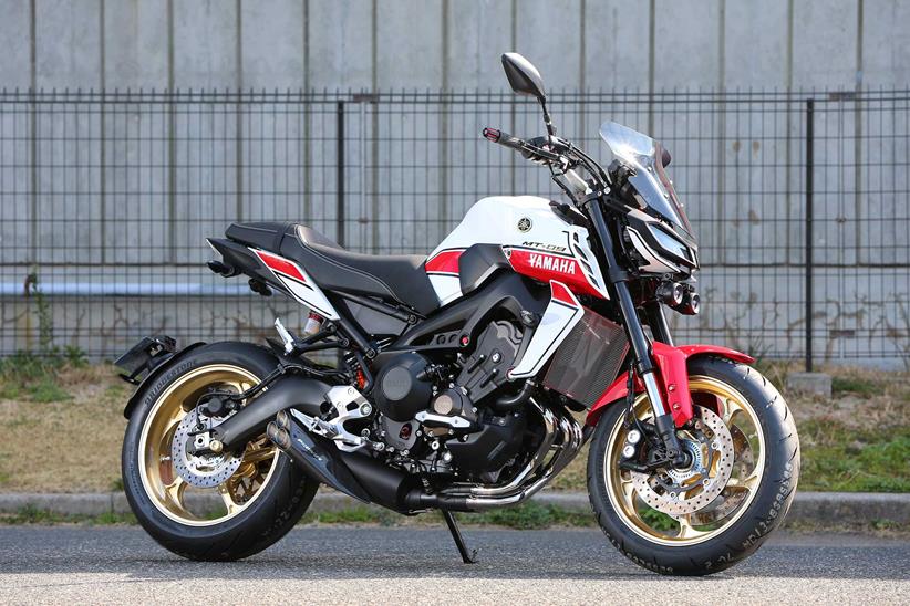 The restyled MT-09 is expected to make it into production.