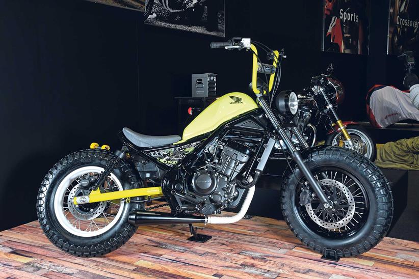 Honda stretches the point with customised 250 Rebel.