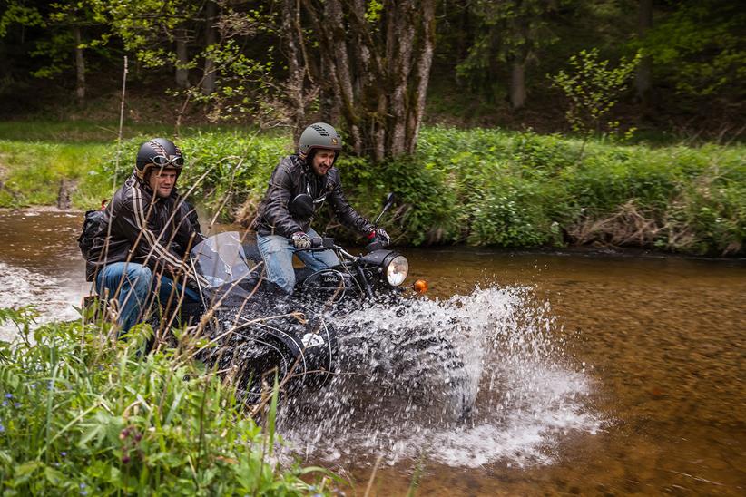 The MCN team had a heap of fun in the Ural sidecar