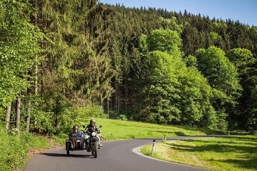 Who knew sidecars could go on and off-road...