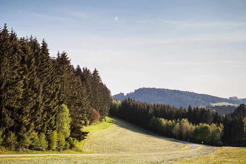 The stunning landscape on our sidecar adventure