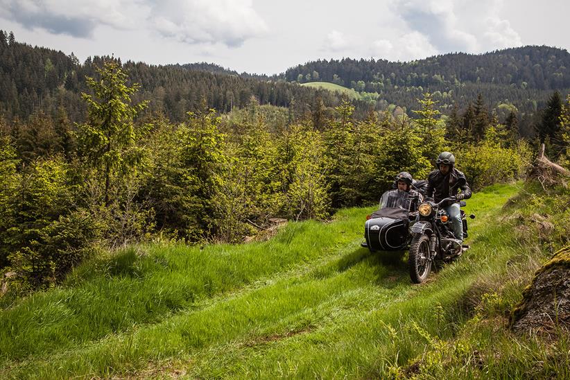 The Austrian hills proved a great location to the take the Ural out on 