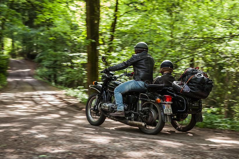 The passenger is far more involved in a sidecar than you would imagine