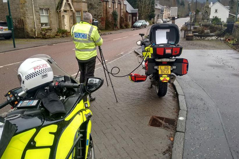 Humberside Police motorcycle speeding campaign