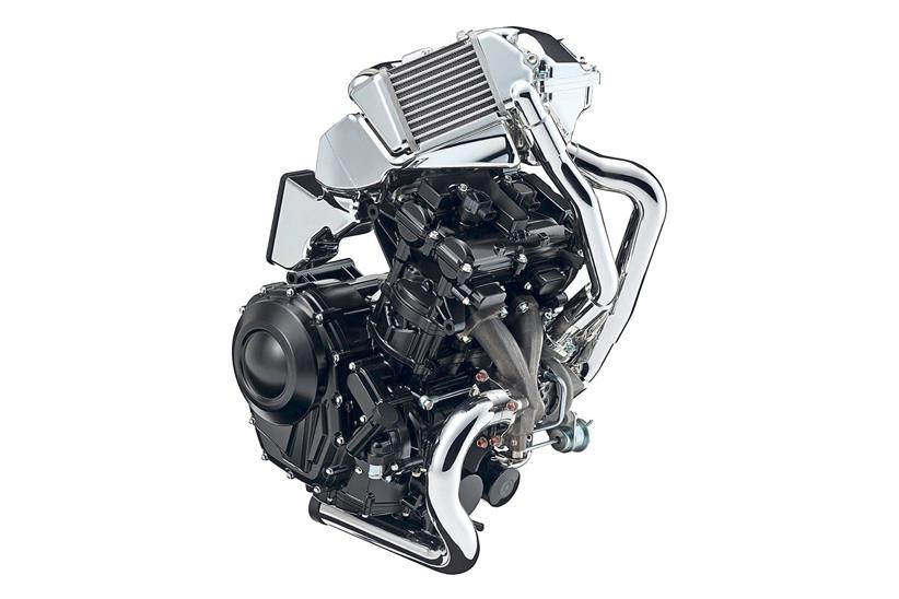 Suzuki XE7 Turbocharged motorcycle engine