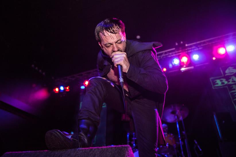 Liam Cormier of Canadian punk band Cancer Bats