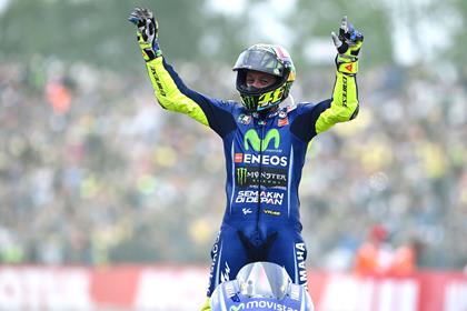 Valentino Rossi after his win at Assen MotoGP 2017