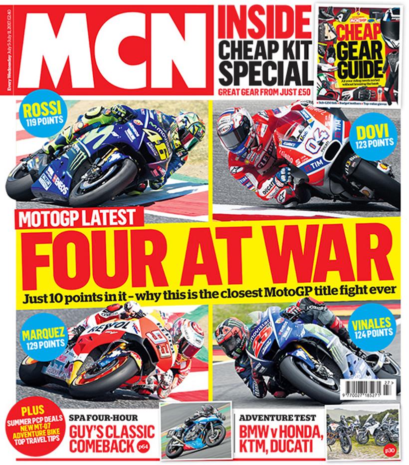 Motorcycle News Cover June 28 2017