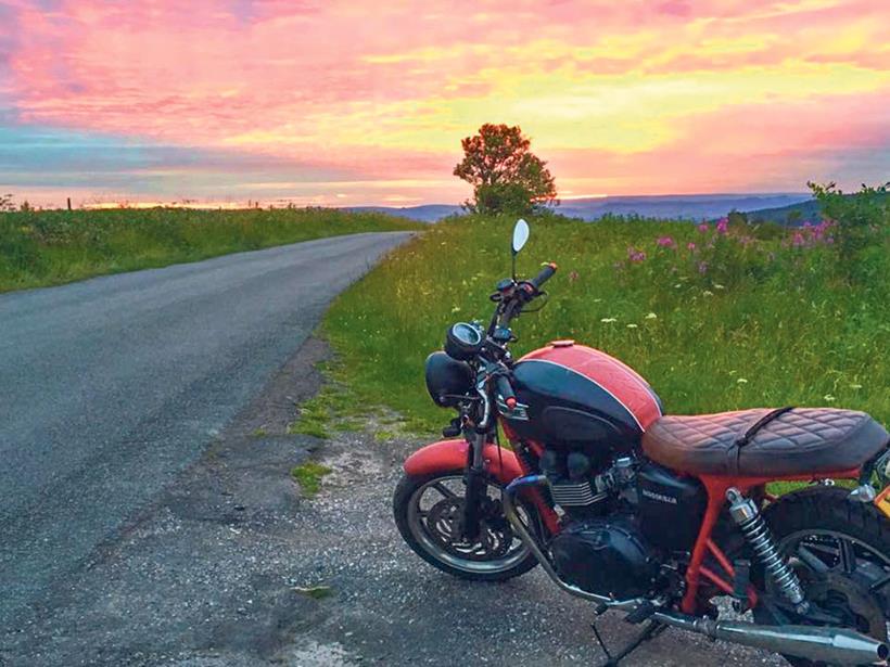 Triumph sunset