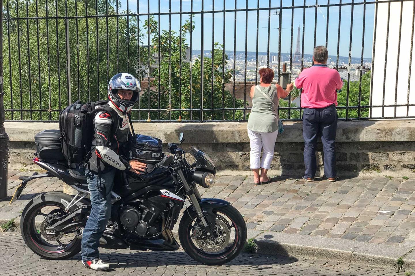 Triumph street triple cheap touring screen