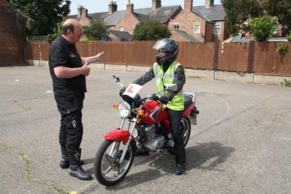 Motorcycle safety is important.