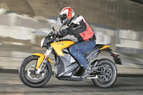 The Zero S packs 30.6bhp and 79.7ftlb of torque, yet is still A1-legal…