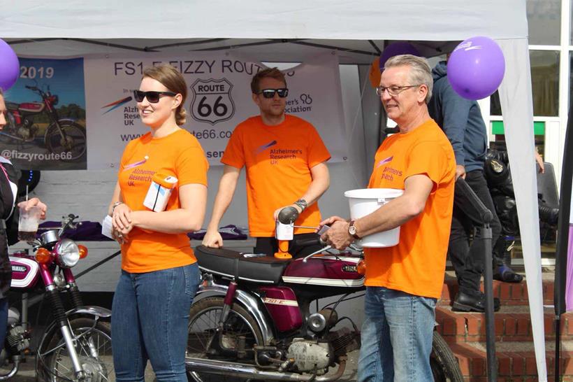 The team have raised money at various events