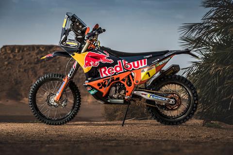 KTM’s dirty ensemble