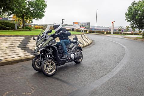 Kymco CV3 offers motorcycle performance on a car licence