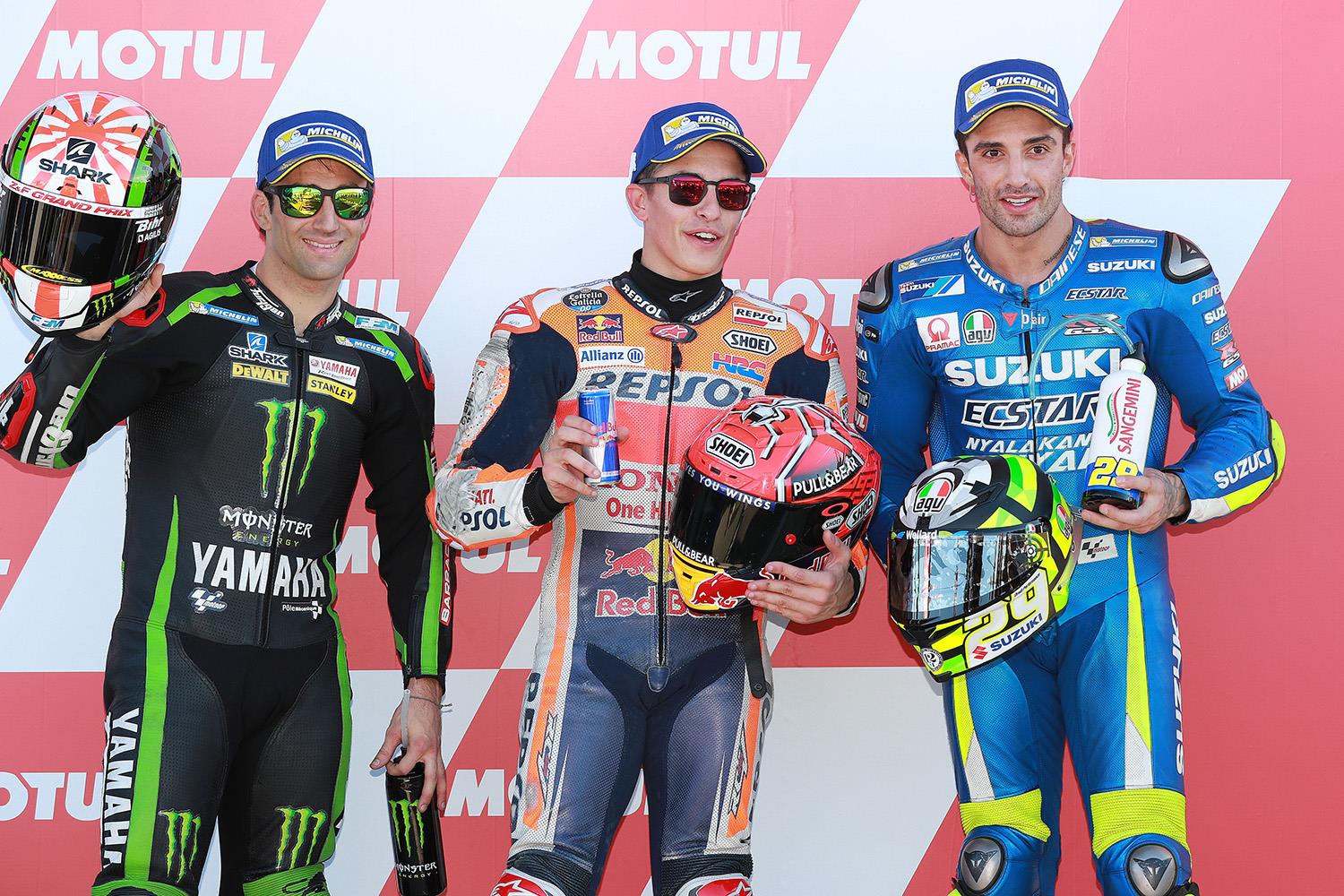 MotoGP: Marquez, Zarco, Iannone a ‘dangerous front row’