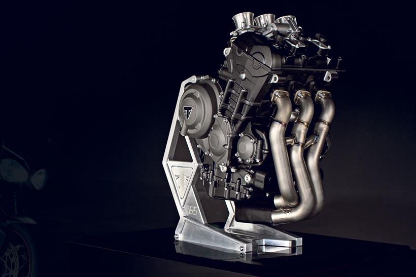 Triumph 765 Moto2 engine