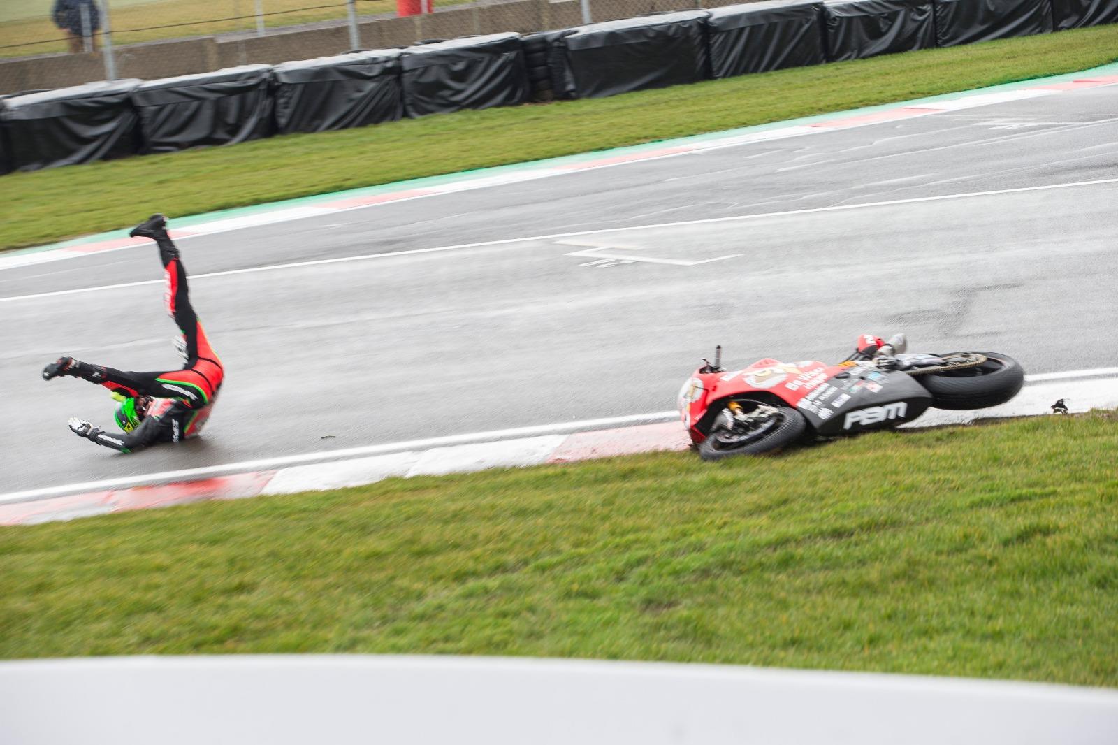 BSB Irwin sidelined after free practice crash MCN