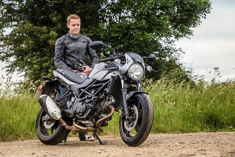 Dan admires the SV650X