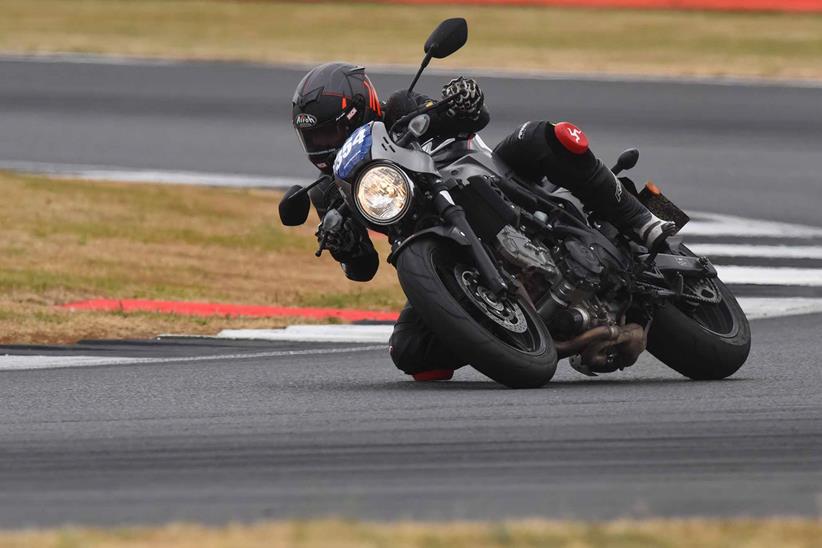 The added ground clearance makes for knee down action