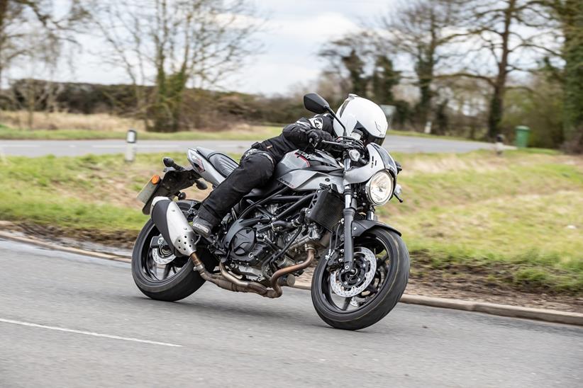 The SV650X inspires confidence regardless of the conditions