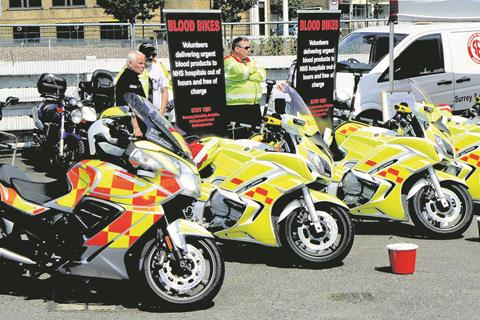 Record year for blood bikes