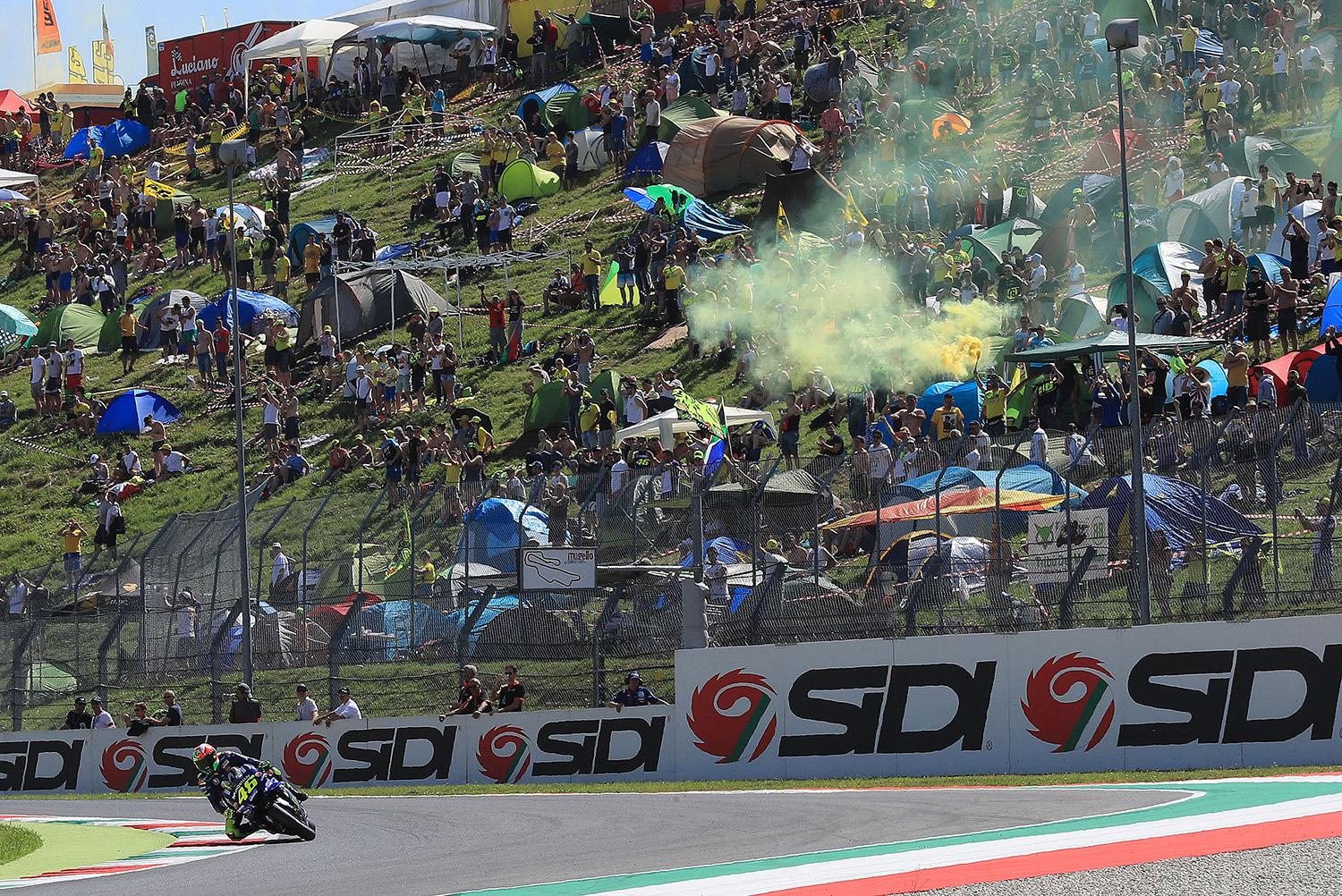 MotoGP Rossi breaks dry spell with pole position in Mugello MCN