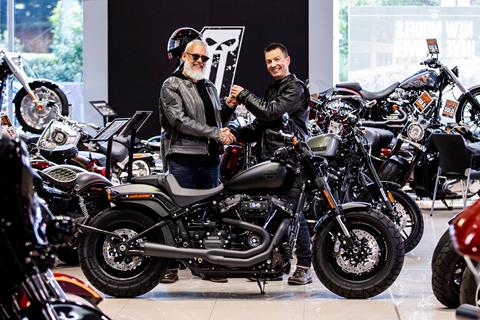 Ride Sunday winner collects his new Harley-Davidson