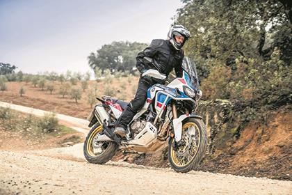 MCN's Sport Editor Michael Guy on a Honda Africa Twin