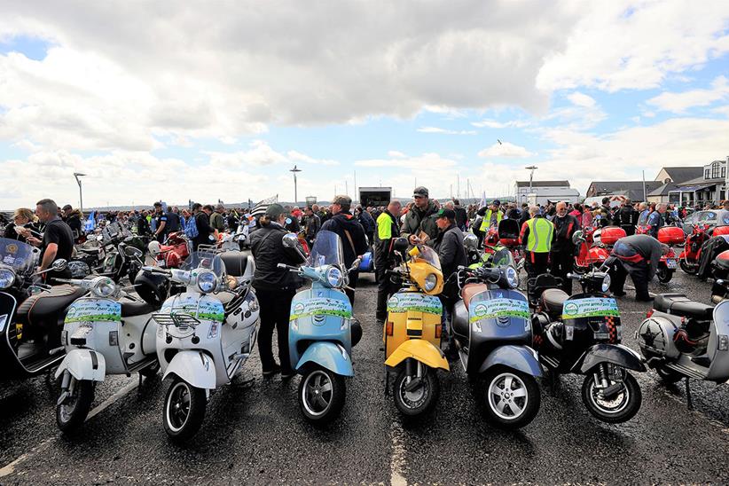 Vespas from across the decades on display