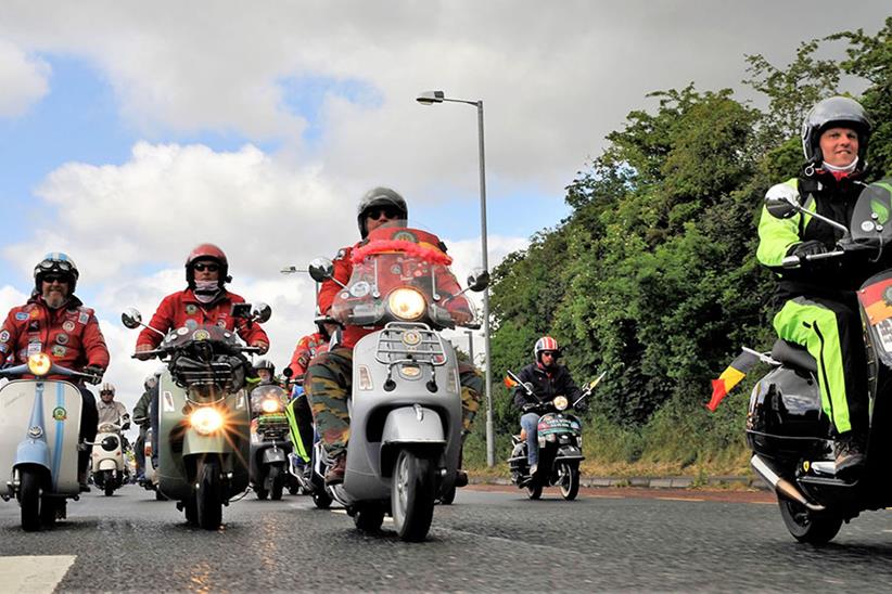 Vespas of all shapes and sizes