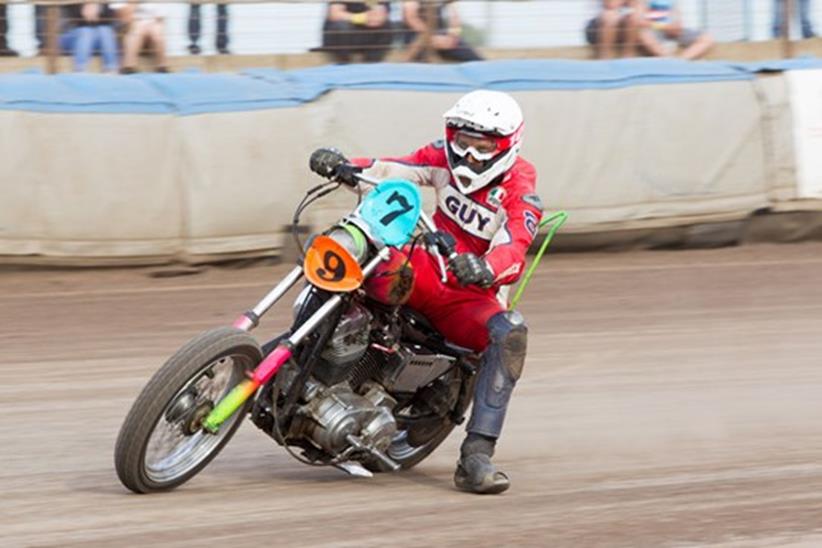 Guy Martin racing in DirtQuake 2015.